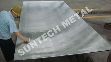China Placa folheada de aço inoxidável de SA240 405/SA516 Gr.60N para a refinaria de petróleo fornecedor