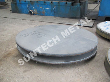 China Tratamento Waterjet do de ponta da placa folheada do tântalo do zircónio de SB265 Gr.1 fornecedor