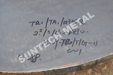 China Placa folheada Ta1/SB265 Gr.1/Q345R do tântalo do zircónio para a resistência de corrosão ácida fornecedor