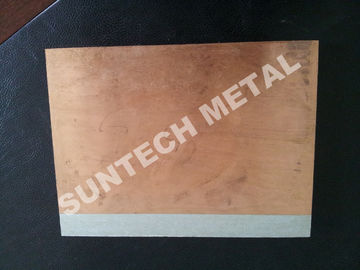 China C1020/A1050 placa folheada de cobre de alumínio, placa de Cladded da explosão fornecedor