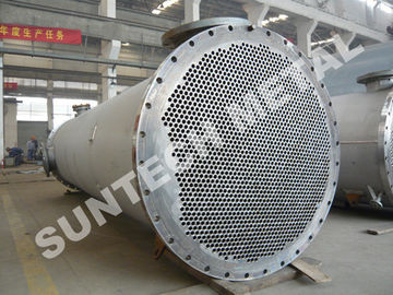 China Refrigerador Gr.2/permutador de calor Titanium tubo de Shell para a indústria de papel e reduzindo a polpa fornecedor