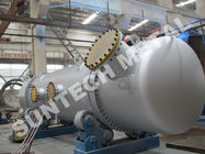 permutador de calor da folha de tubo 316L dobro para a fábrica de tratamento química