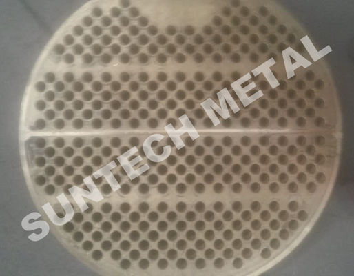 Placa folheada de cobre grossa de B171 C46400 furada para a resistência de Corrossion